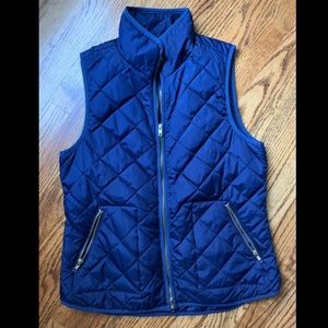 Navy Old Navy Quilted Vest